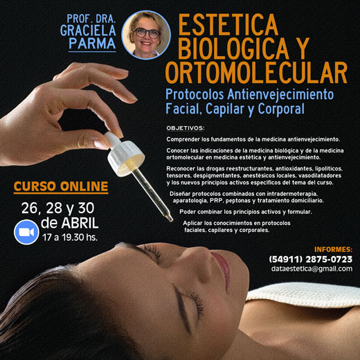 CURSO ESTETICA BIOLOGICA ORTOMOLECULAR