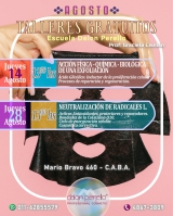 Taller gratuito > Accin fsica, qumica, biolgica de una exfoliacin