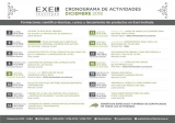 Cronograma de actividades del mes de diciembre del Exel Institute